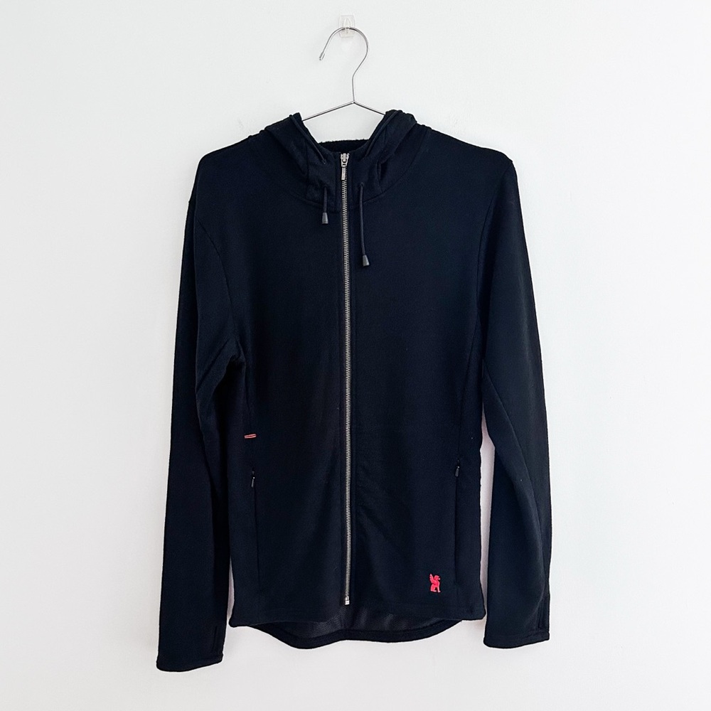 Men's Black Zip Up Sweater